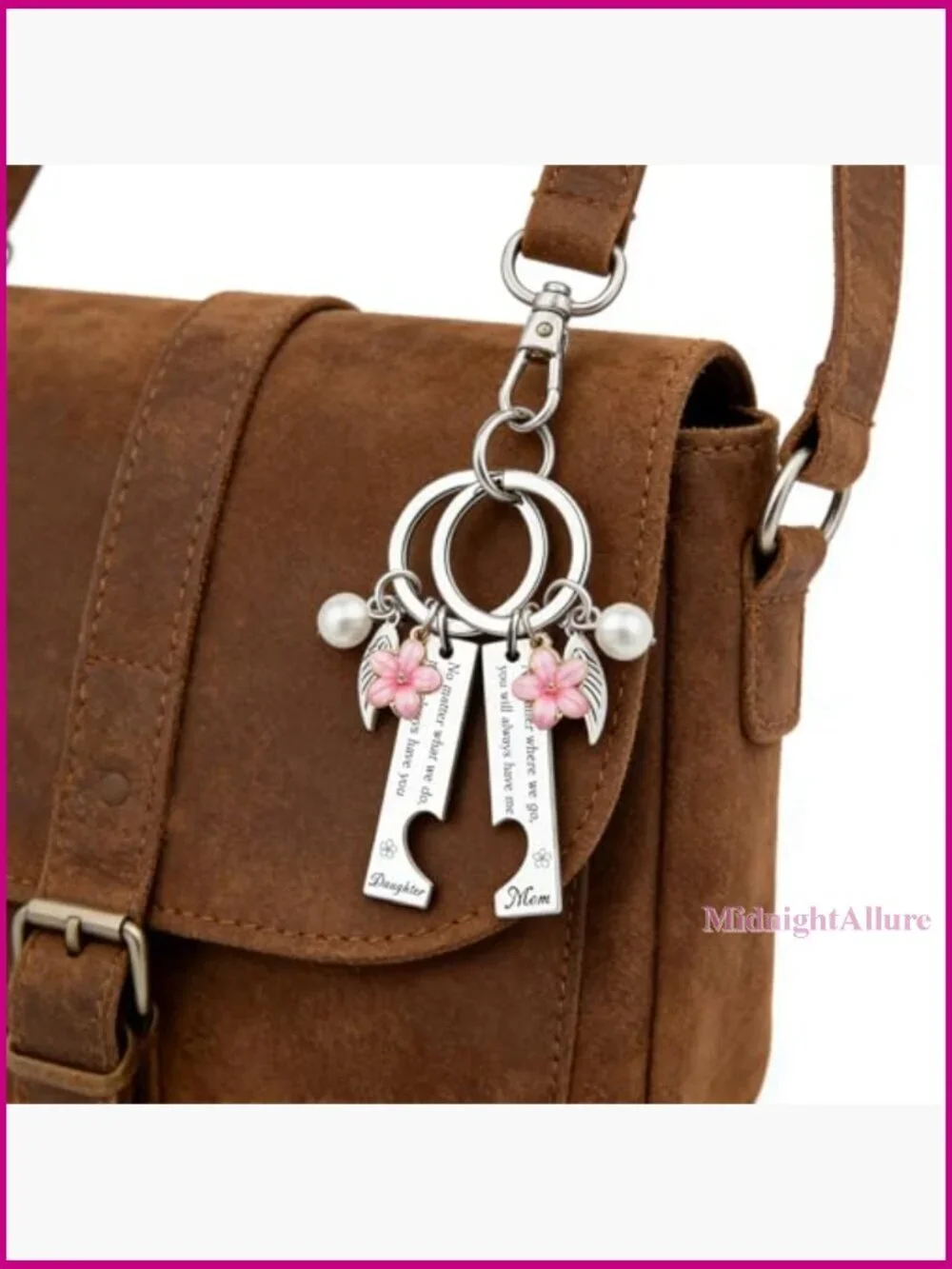 Mom Daughter Keychain Gift from Daughter for Mother Birthday Christmas